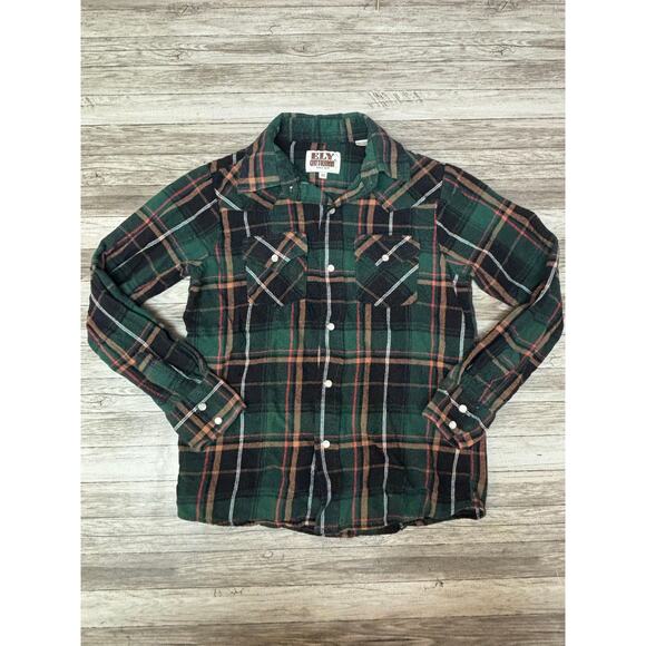 Ely Cattleman Western Shirt - Boys Size Medium - Flannel - Picture 8 of 11
